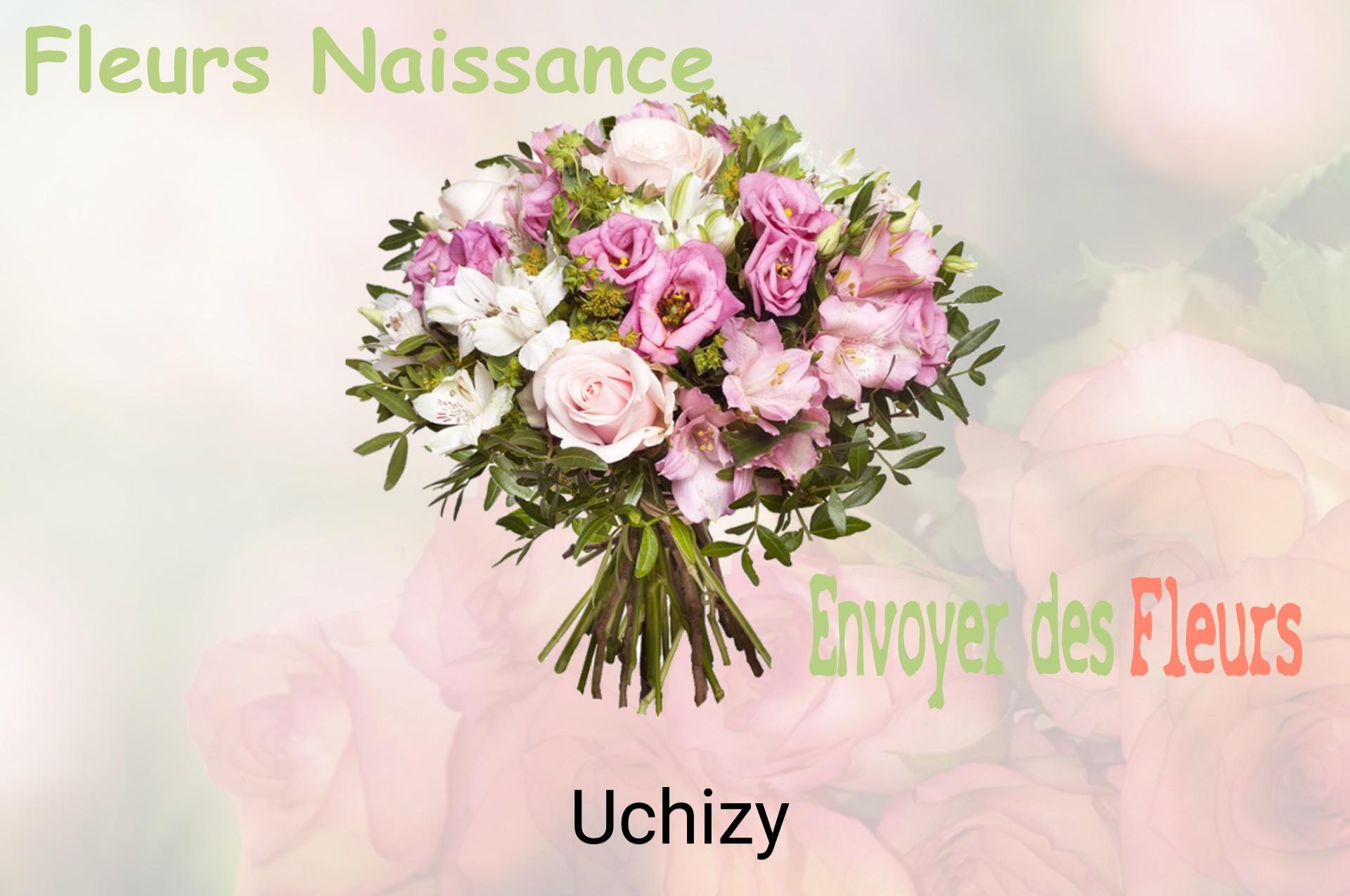 Bouquet de fleurs de naissance livré à Uchizy